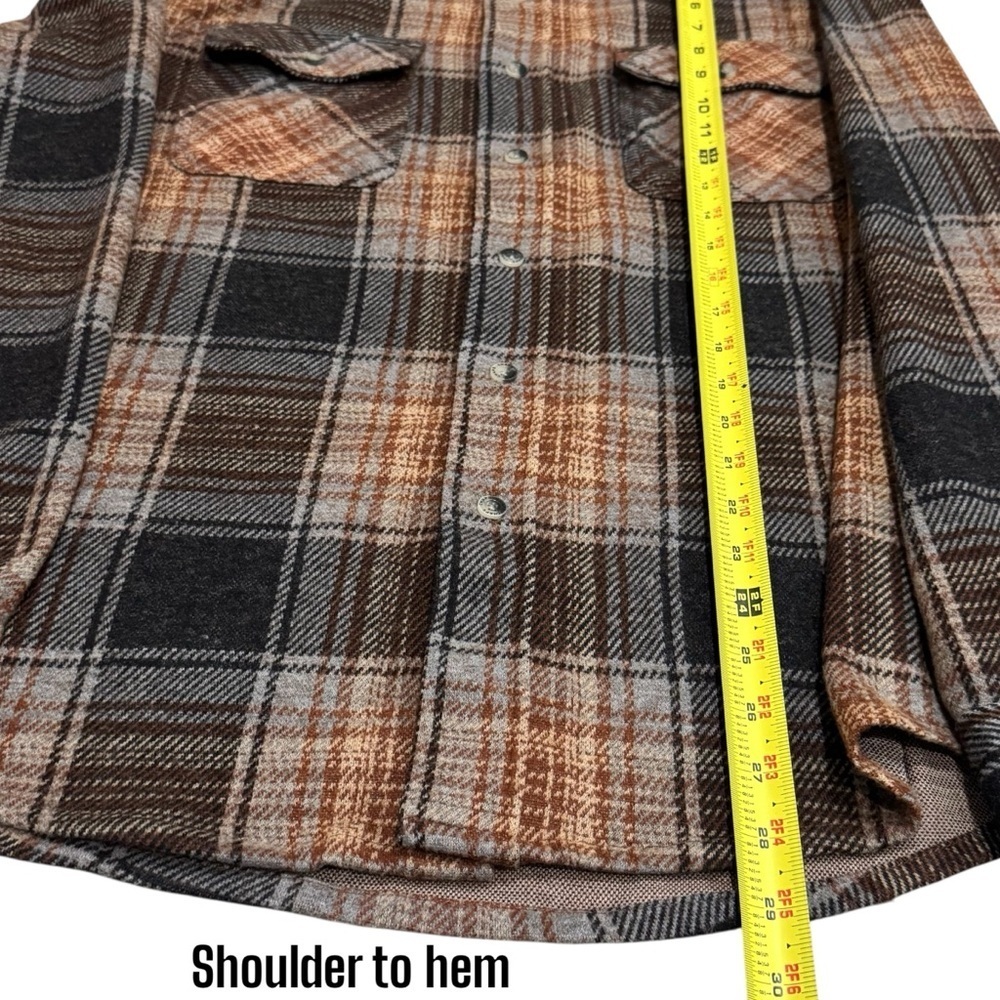 Chaps Plaid Buttonup Comfort Outdoors Camping‎ Lumberjack Flannel Men's Size M - Picture 8 of 8